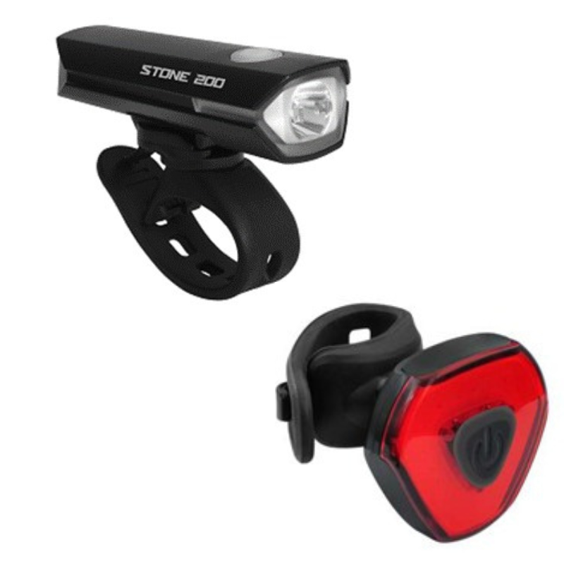 Linterna delantera + intermitente trasero triangular 